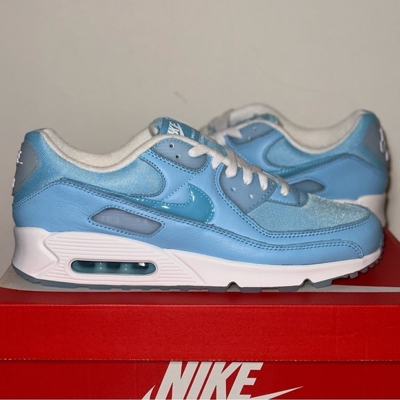 Nike Other - Nike Air Max 90 Blue Chill 2023 FD0734-442 US Men’s Size 10.5 Running Shoes New
